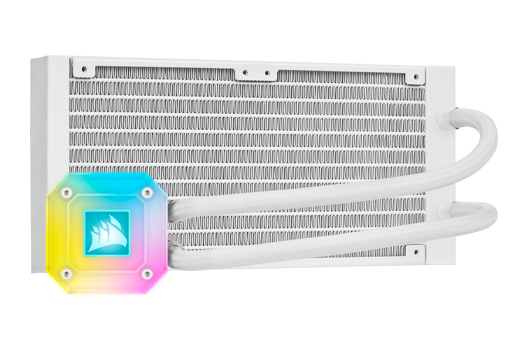 iCUE H100i ELITE CAPELLIX XT Liquid CPU Cooler - White