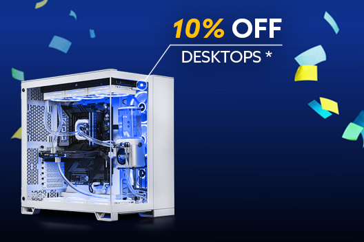 10% Off All Custom Desktops & Free 2 Year Warranty *Discount Applied at Checkout	