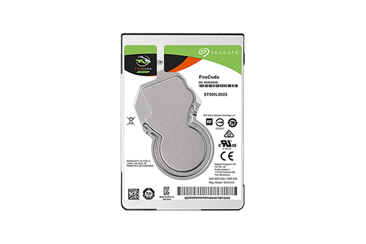500GB Seagate 2.5" FireCuda Flash-Accelerated Hard Drive
